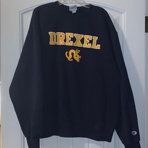 Drexel University champion crew neck sweatshirt